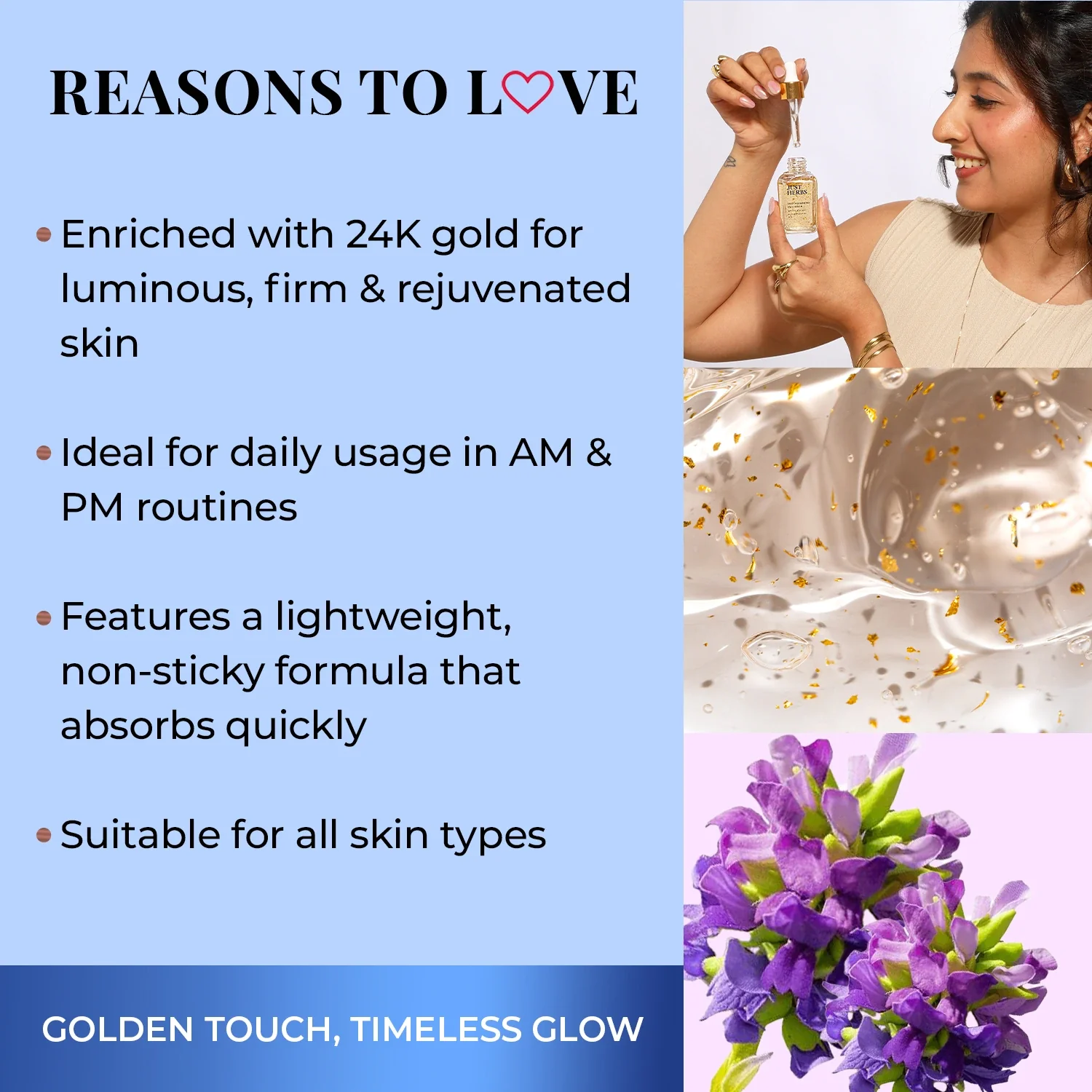 24K Gold & Bakuchiol Deep Nourishing Face Serum - Image 4