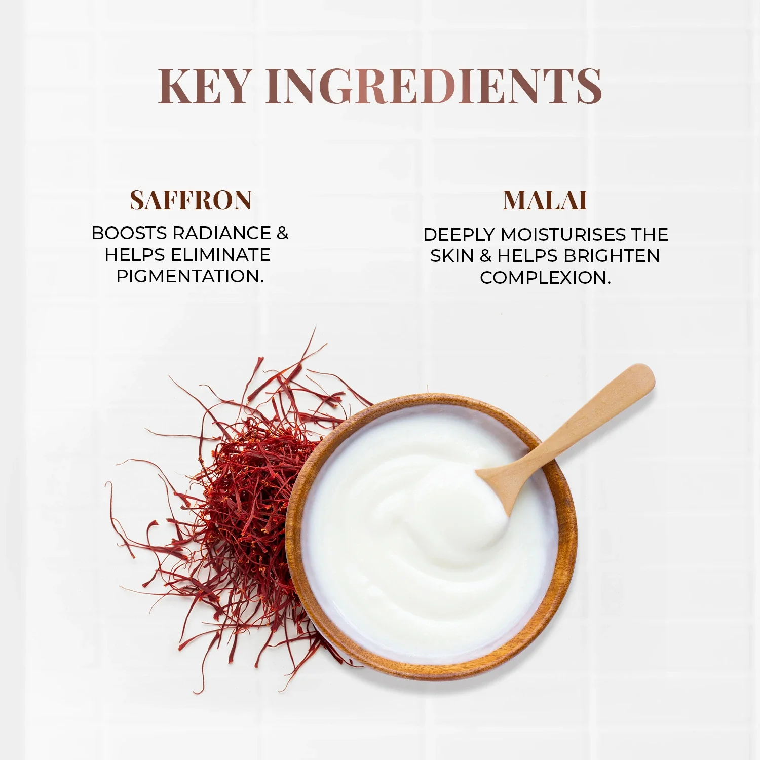 Hydrating Bathing Bar with Saffron and Malai - Image 3
