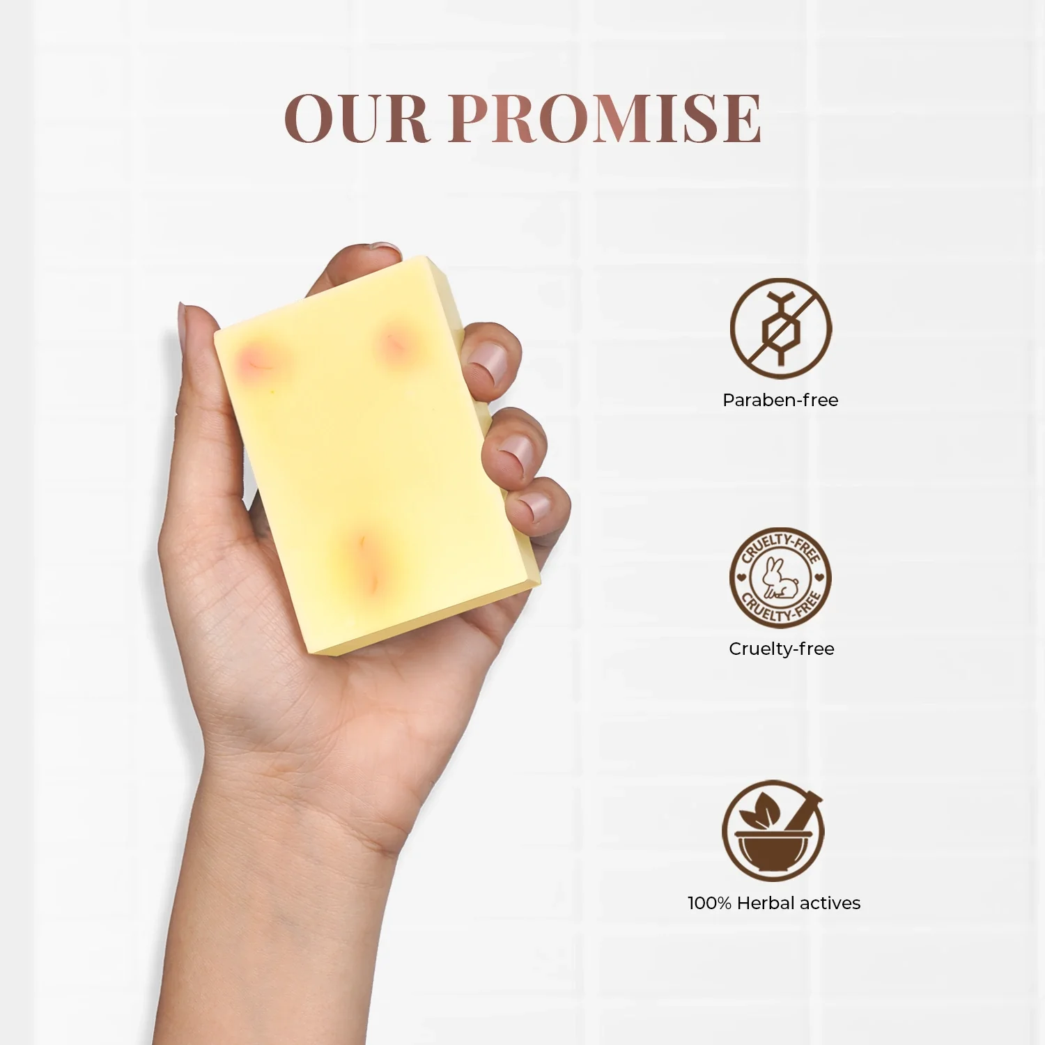 Hydrating Bathing Bar with Saffron and Malai - Image 5
