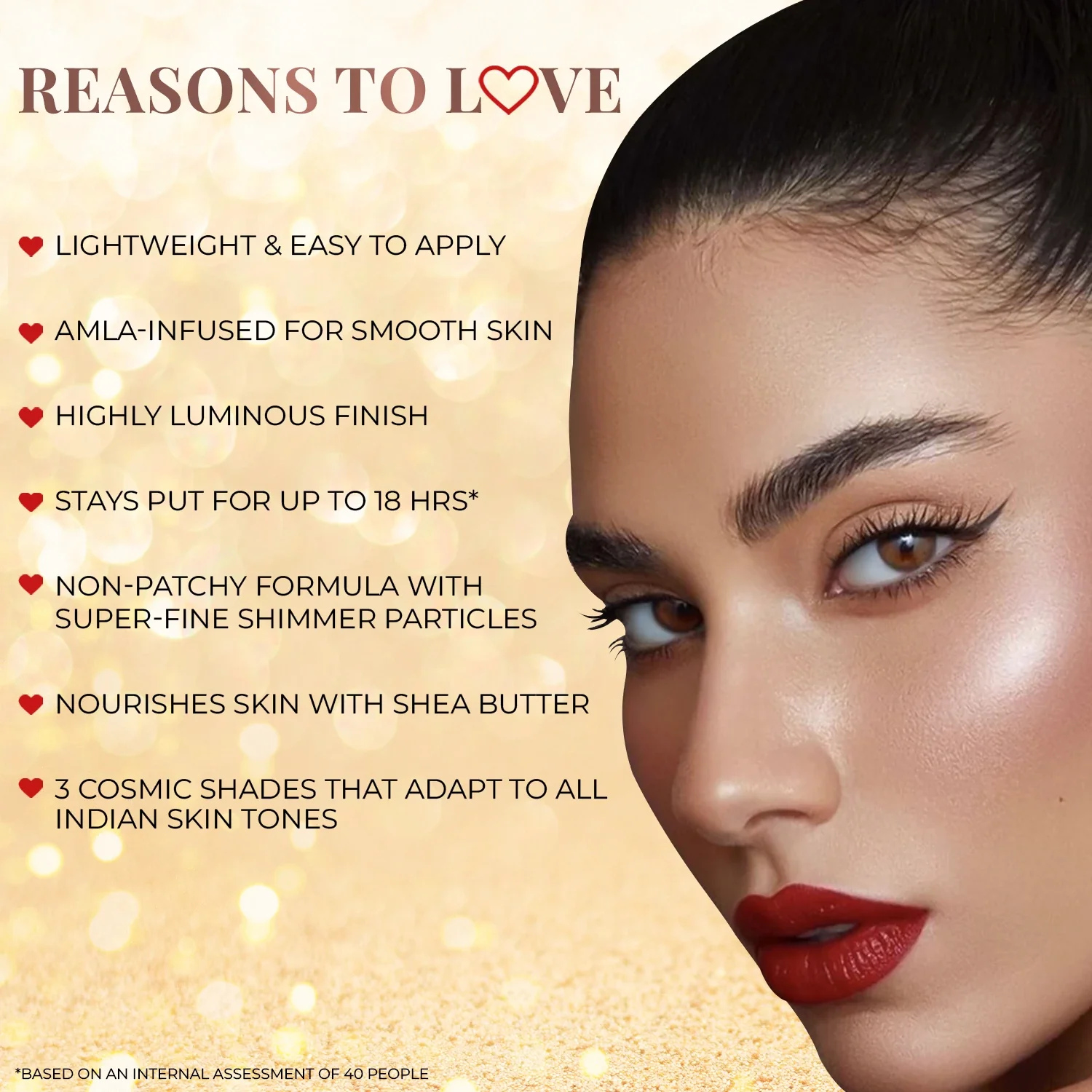 Lumi-glow Pressed Highlighter with Shea Butter and Amla - Image 8