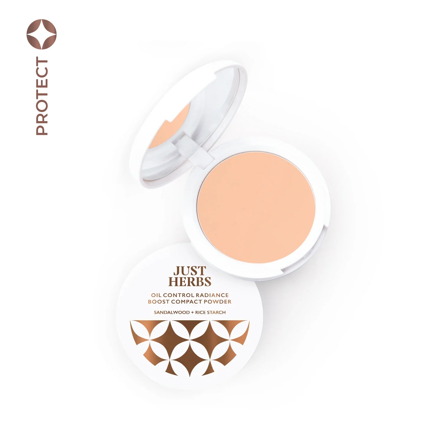 Oil Control Radiance Boost Compact Powder with Sandalwood & Rice Starch - Image 4