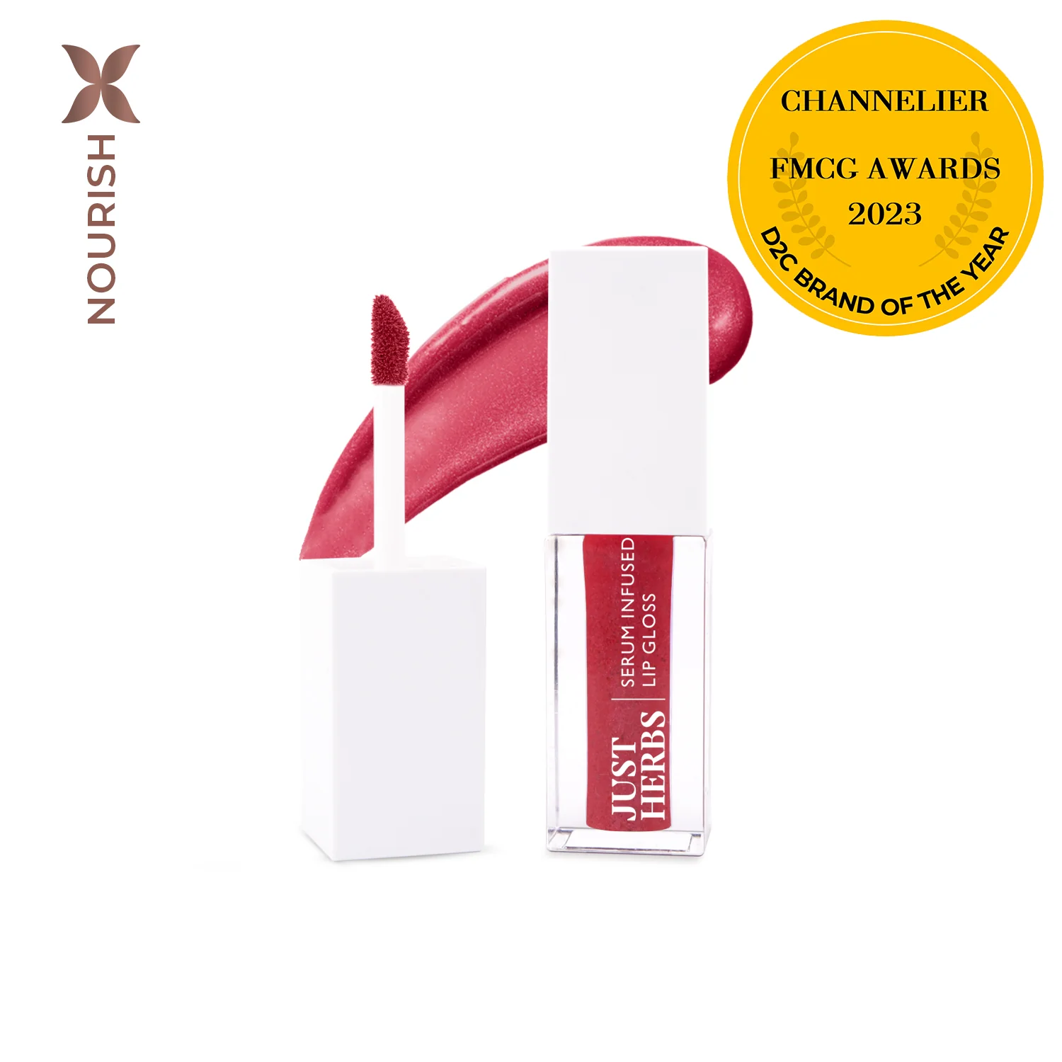 Serum-infused Lip Gloss with Mango Butter and Jojoba Oil - Image 3