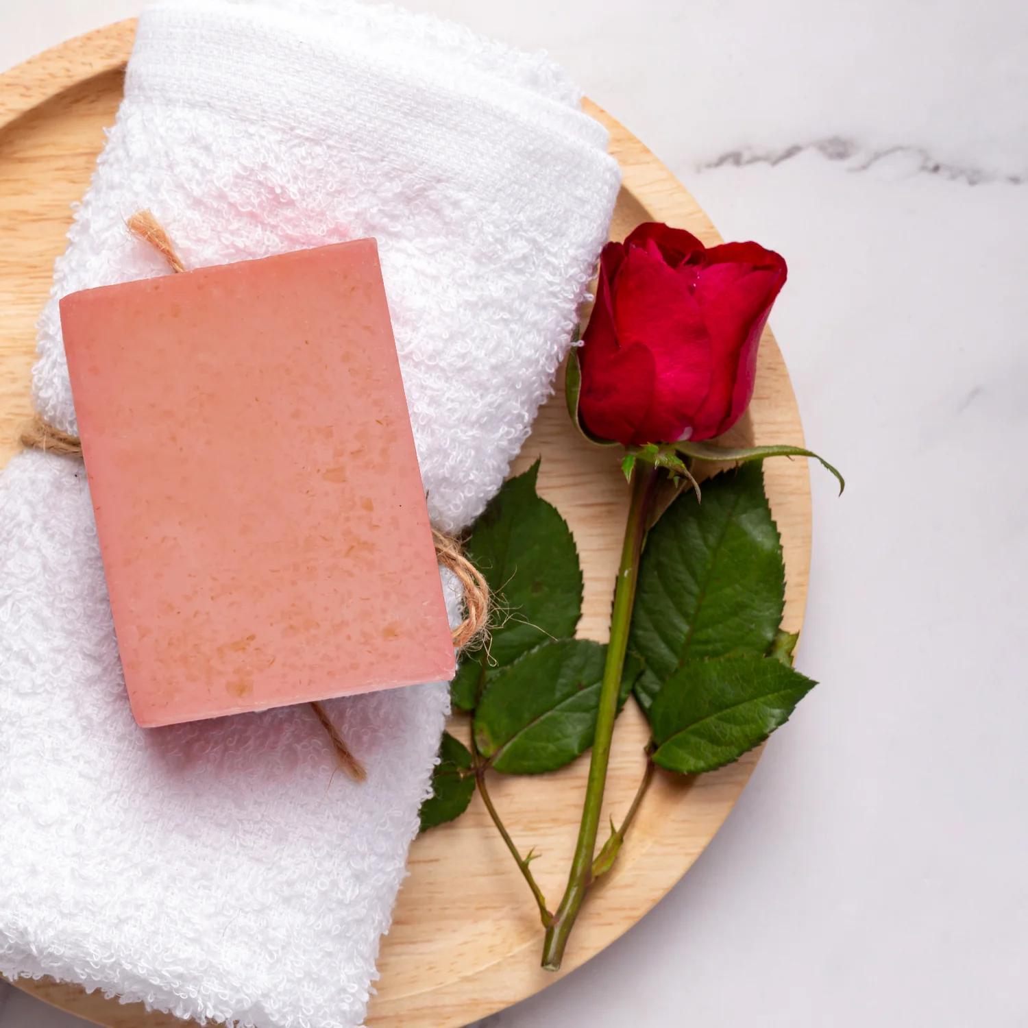 Wild Indian Rose Nourishing Handmade Bathing Bar - Image 5